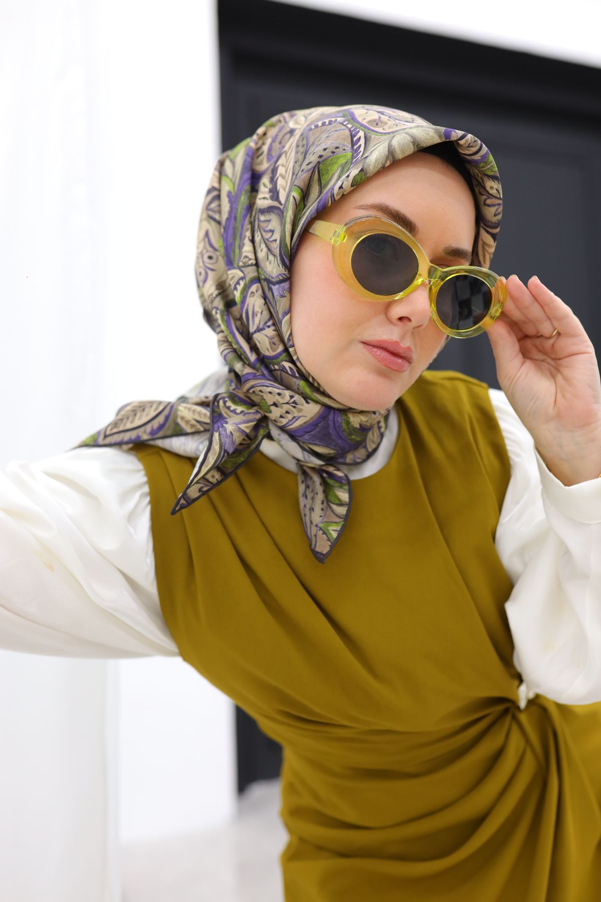 07 Silk Home Twill İpek Eşarp 11456