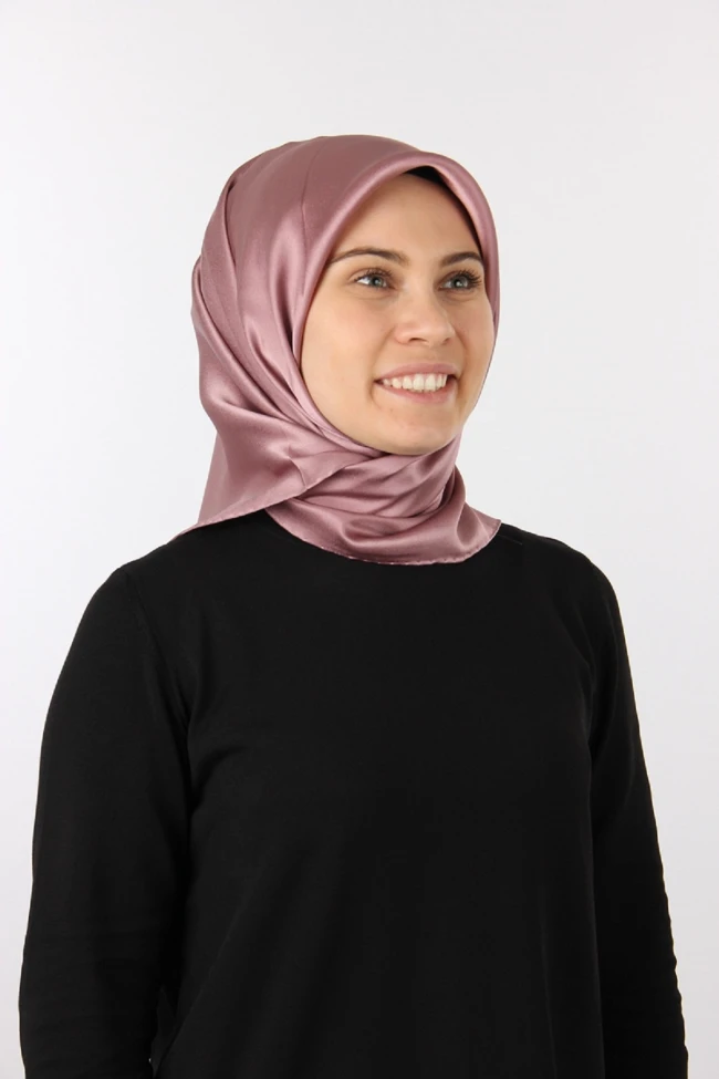 Aker Taşlanmış Düz İpek Eşarp 7747758