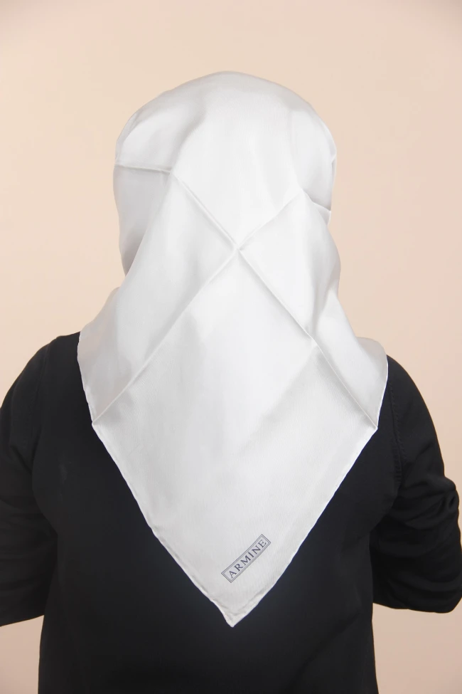 Armine Twill Düz Boyalı Eşarp