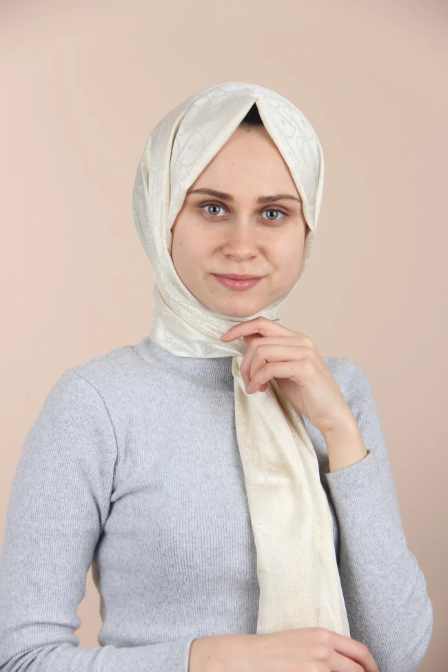 BEJ Dior Simli Kaşmir Şal