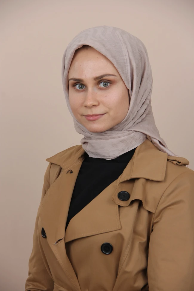 BEJ Siyane Scarf Kazayağı Jakar Eşarp