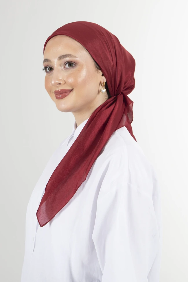 BORDO Harem Scarf Brisa Vual Eşarp