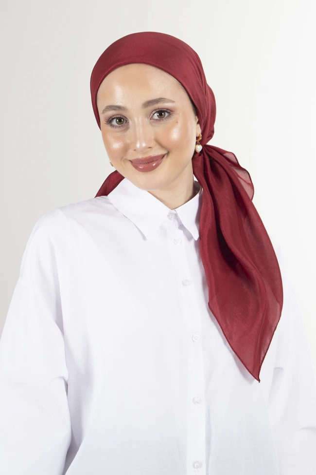 BORDO Harem Scarf Brisa Vual Eşarp
