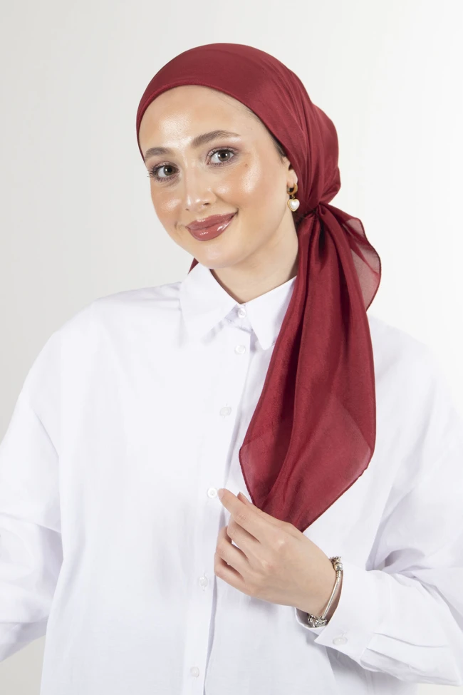 BORDO Harem Scarf Brisa Vual Eşarp