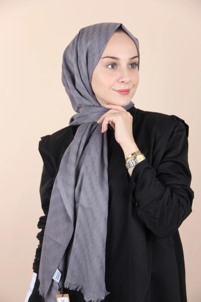 GRİ Esmira Kaşmir Şal