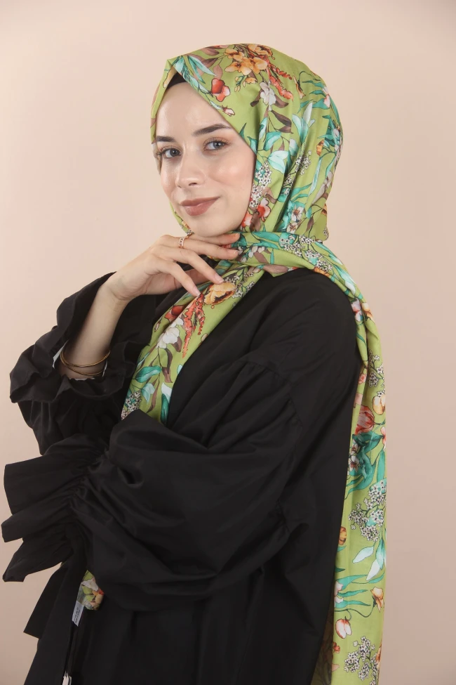 Loryan Scarf Linen Summer Gül Şal