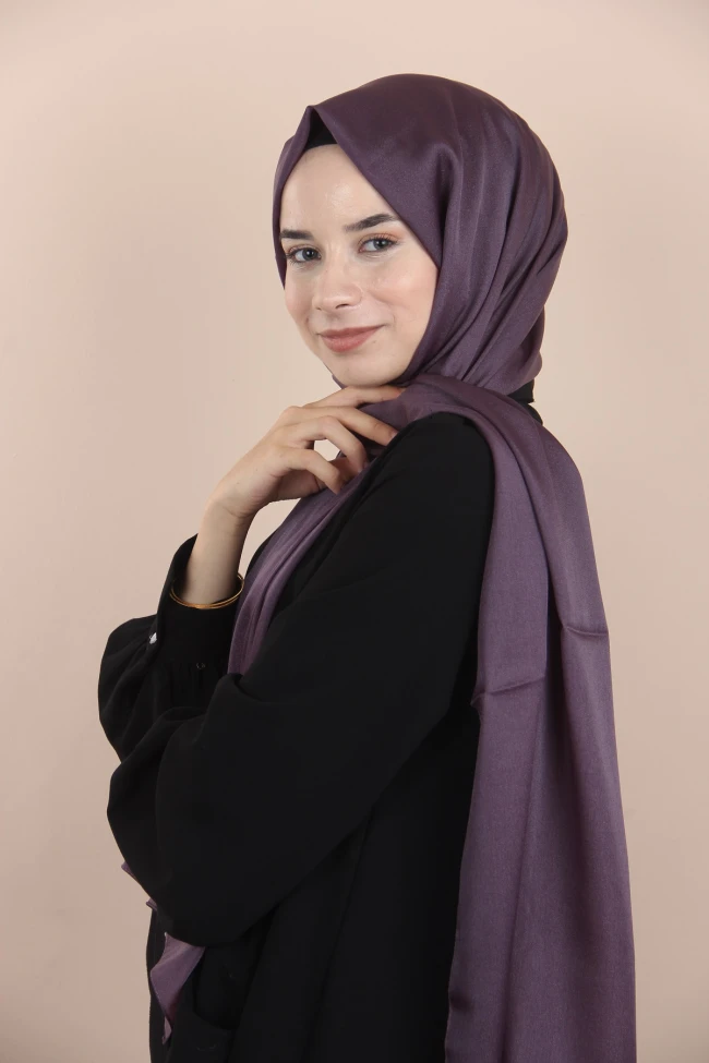 PATLICAN MORU Siyane Scarf Kristal Şal