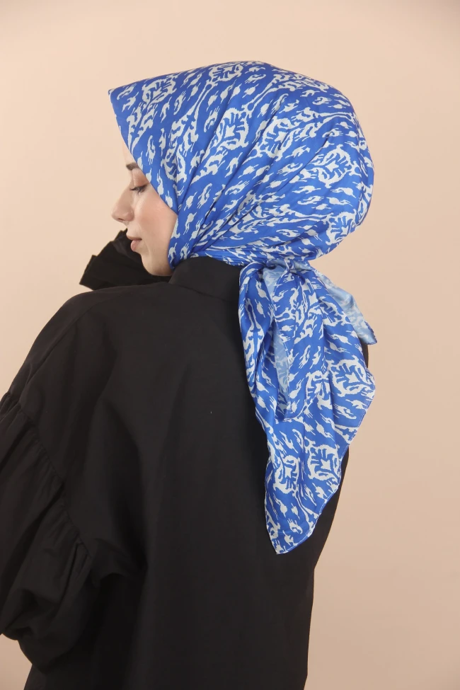 Saks Loryan Scarf Linen Summer Çini Eşarp