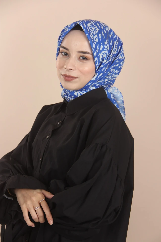 Saks Loryan Scarf Linen Summer Çini Eşarp