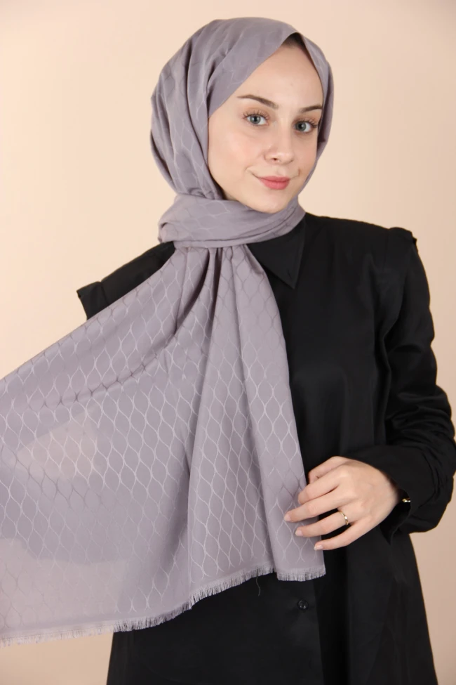 Siyane Scarf Su Damlası Desen Şal