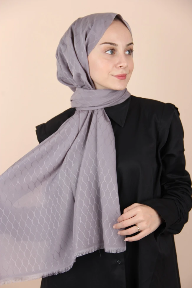 Siyane Scarf Su Damlası Desen Şal