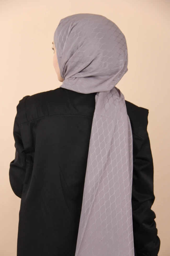 Siyane Scarf Su Damlası Desen Şal
