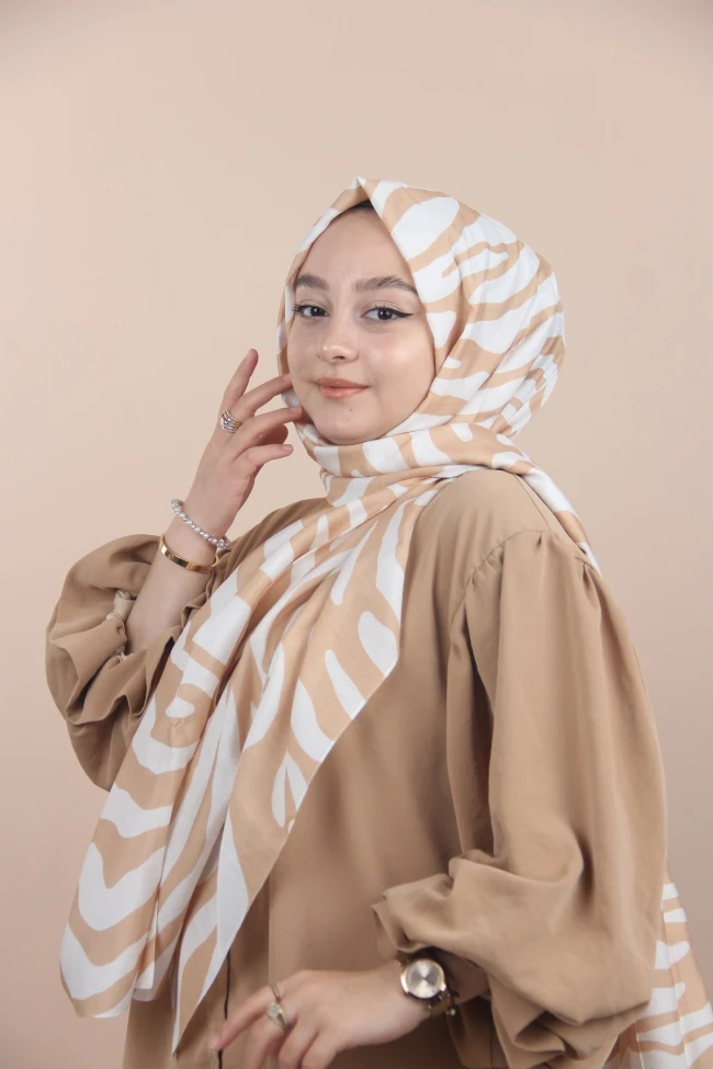 SOMON Loryan Scarf Dıamond Zebra Şal