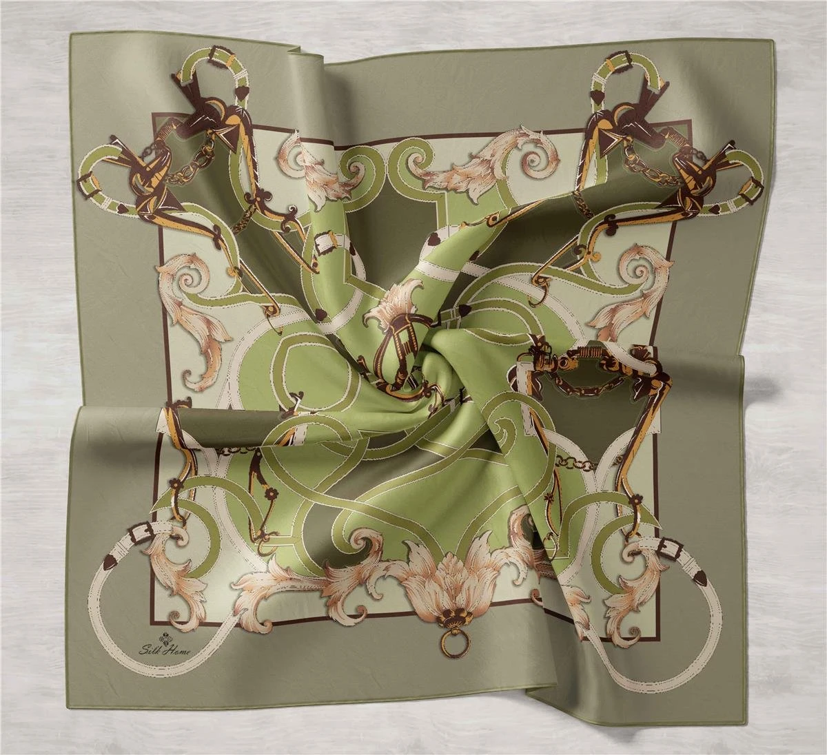 14 Silk Home Twill İpek Eşarp 11436