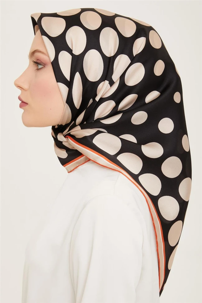 02 Armine Twill İpek Eşarp 9156D
