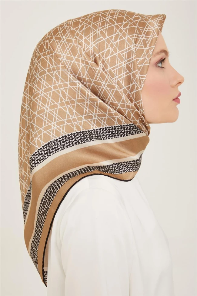 34 Armine Twill İpek Eşarp 9167D