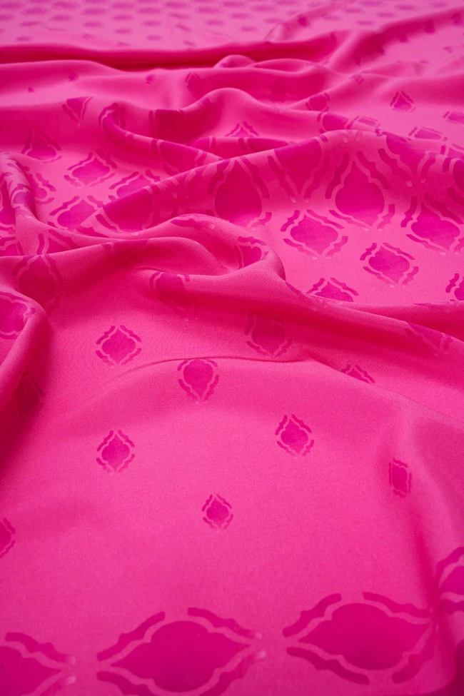Fuchsia İmannoor Damlalar Şal 231-4001