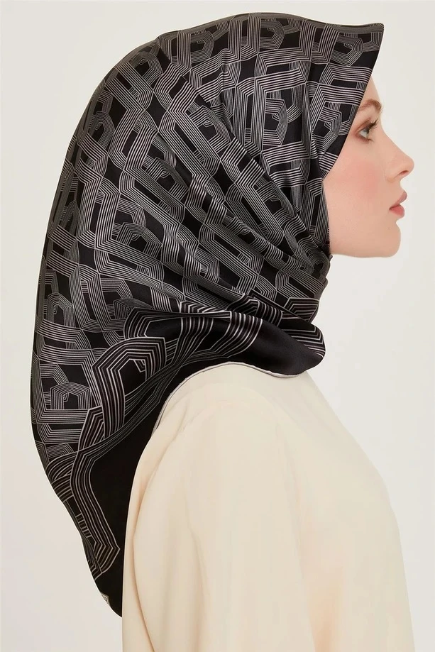 03 Armine Twill İpek Eşarp 9213D