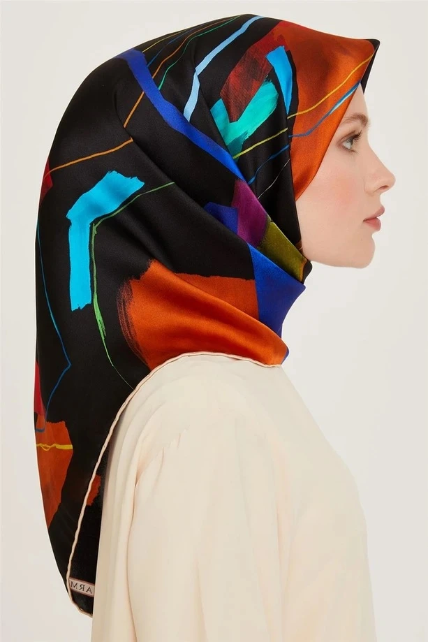 83 Armine Twill İpek Eşarp 9241D