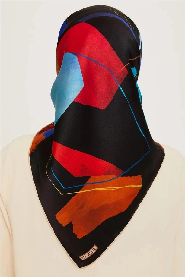 83 Armine Twill İpek Eşarp 9241D