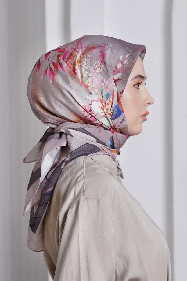 BEJ Loryan Scarf Diamond Flor Eşarp