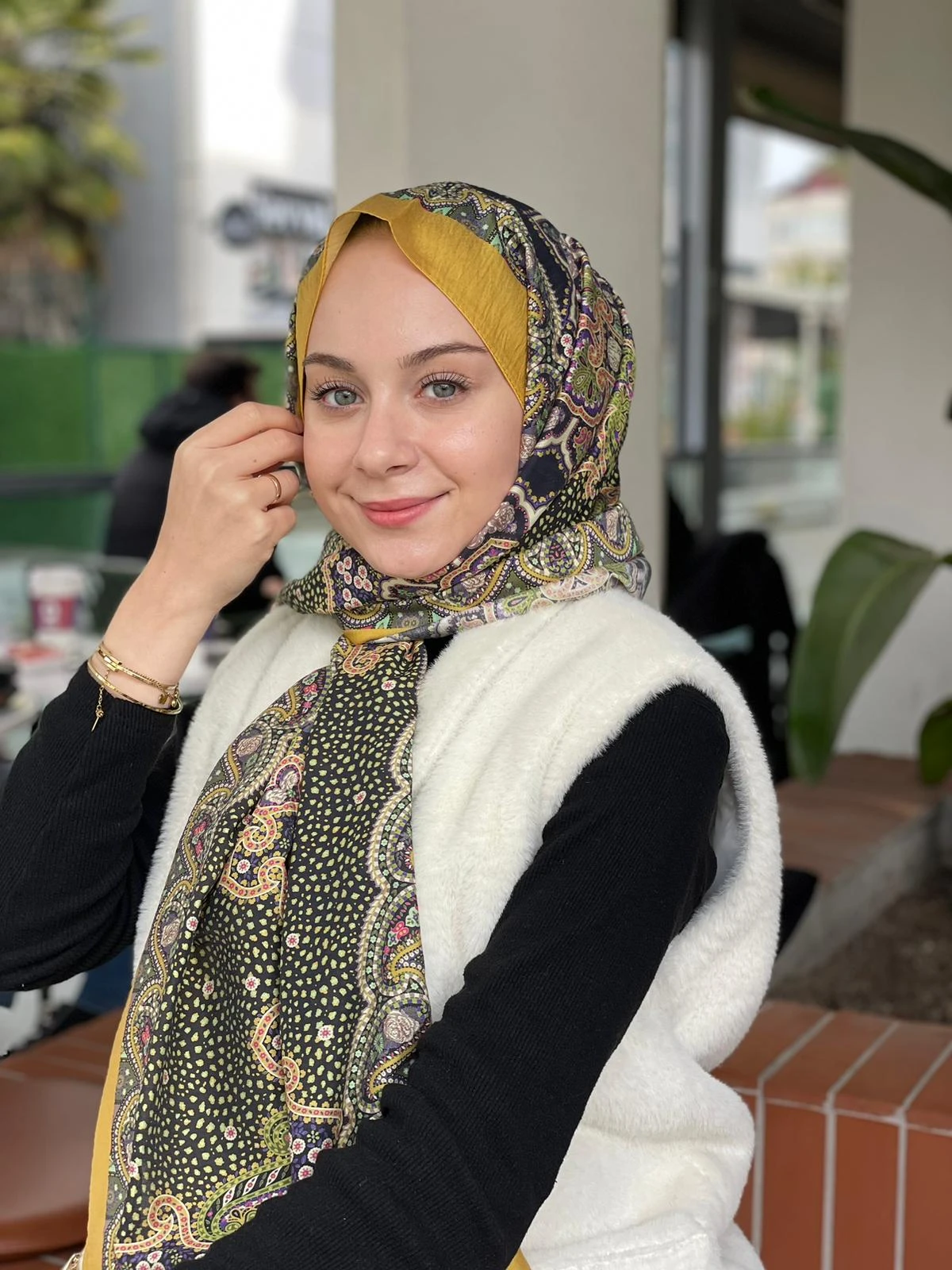 Hardal Loryan Scarf Diamond Mila Şal