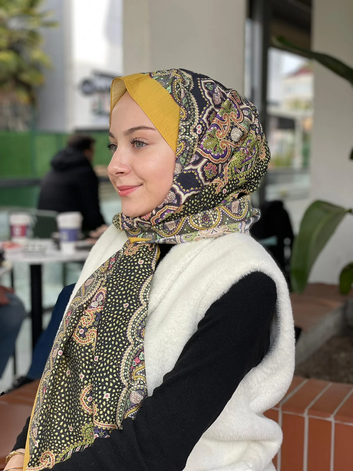 Hardal Loryan Scarf Diamond Mila Şal