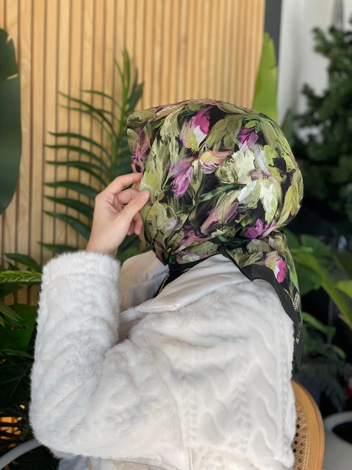 03 Emproyal Boyama Desen Soft Eşarp