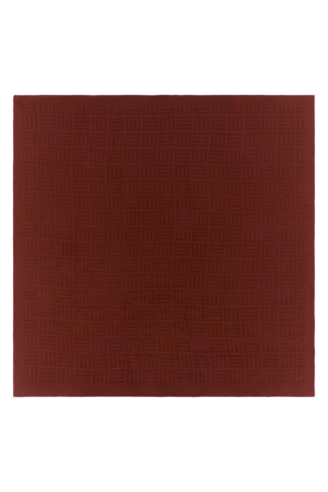 Burgundy İmannoor İman Kare Naia Eşarp 242-4002