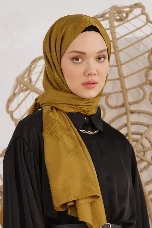 HAKİ Loryan Scarf Jakar Retro Şal
