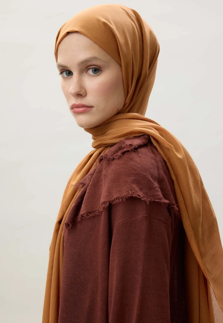 Hardal Fresh Scarfs İnce Pamuk Vual Şal