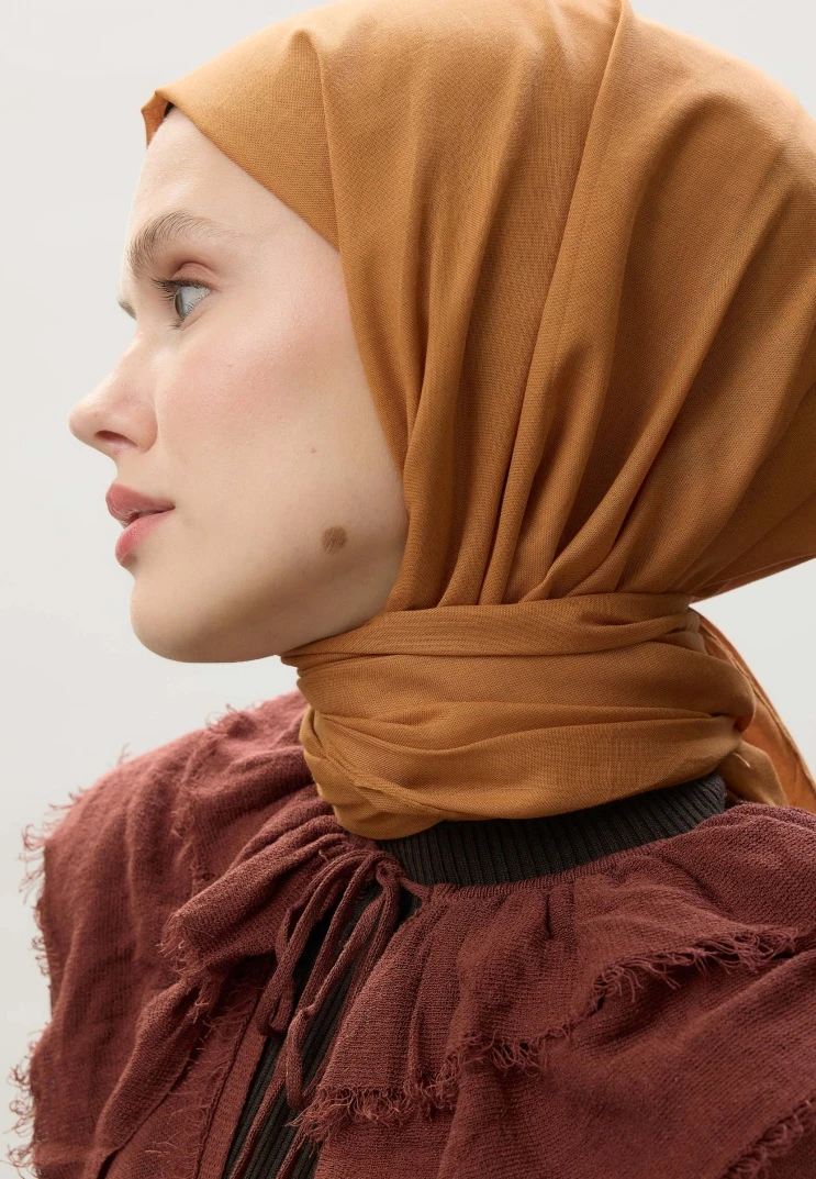 Hardal Fresh Scarfs İnce Pamuk Vual Şal