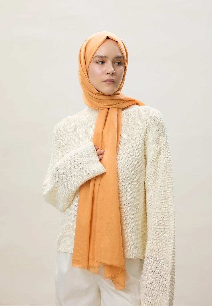 Kavun Fresh Scarfs İnce Pamuk Vual Şal