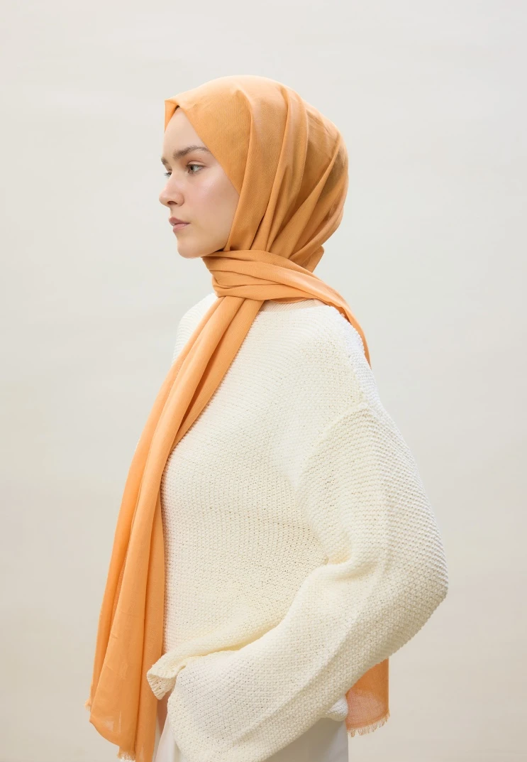 Kavun Fresh Scarfs İnce Pamuk Vual Şal