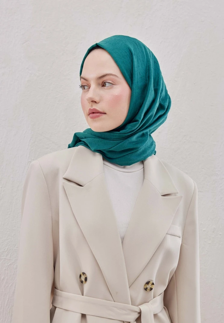 Petrol Fresh Scarfs Bambu Şal