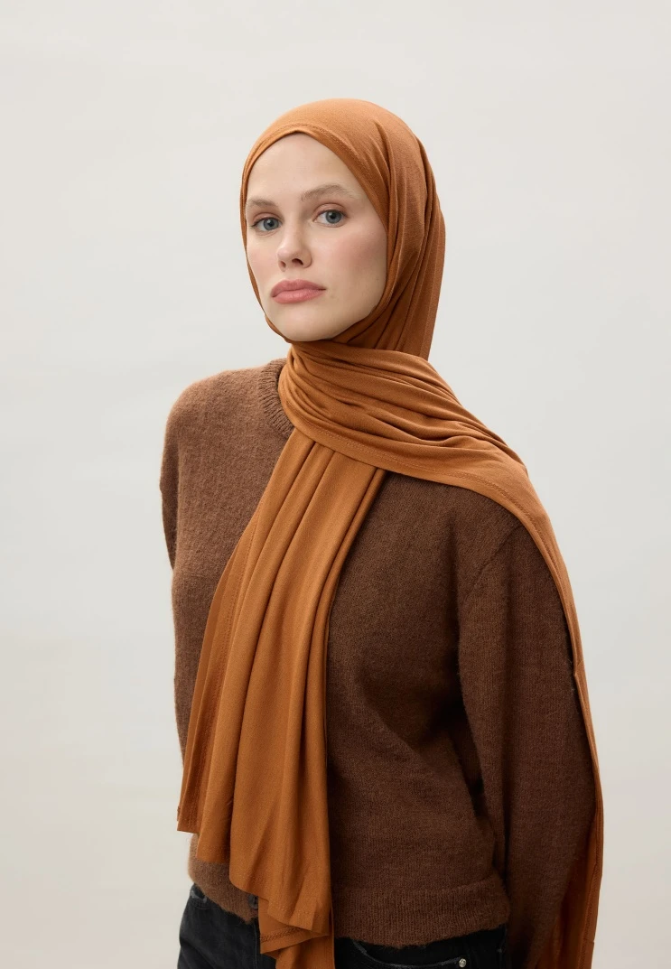 Bronz Fresh Scarfs Penye Şal
