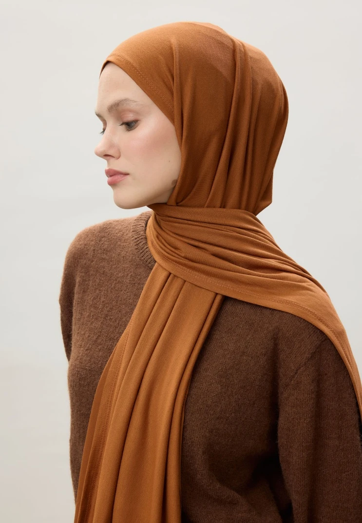 Bronz Fresh Scarfs Penye Şal