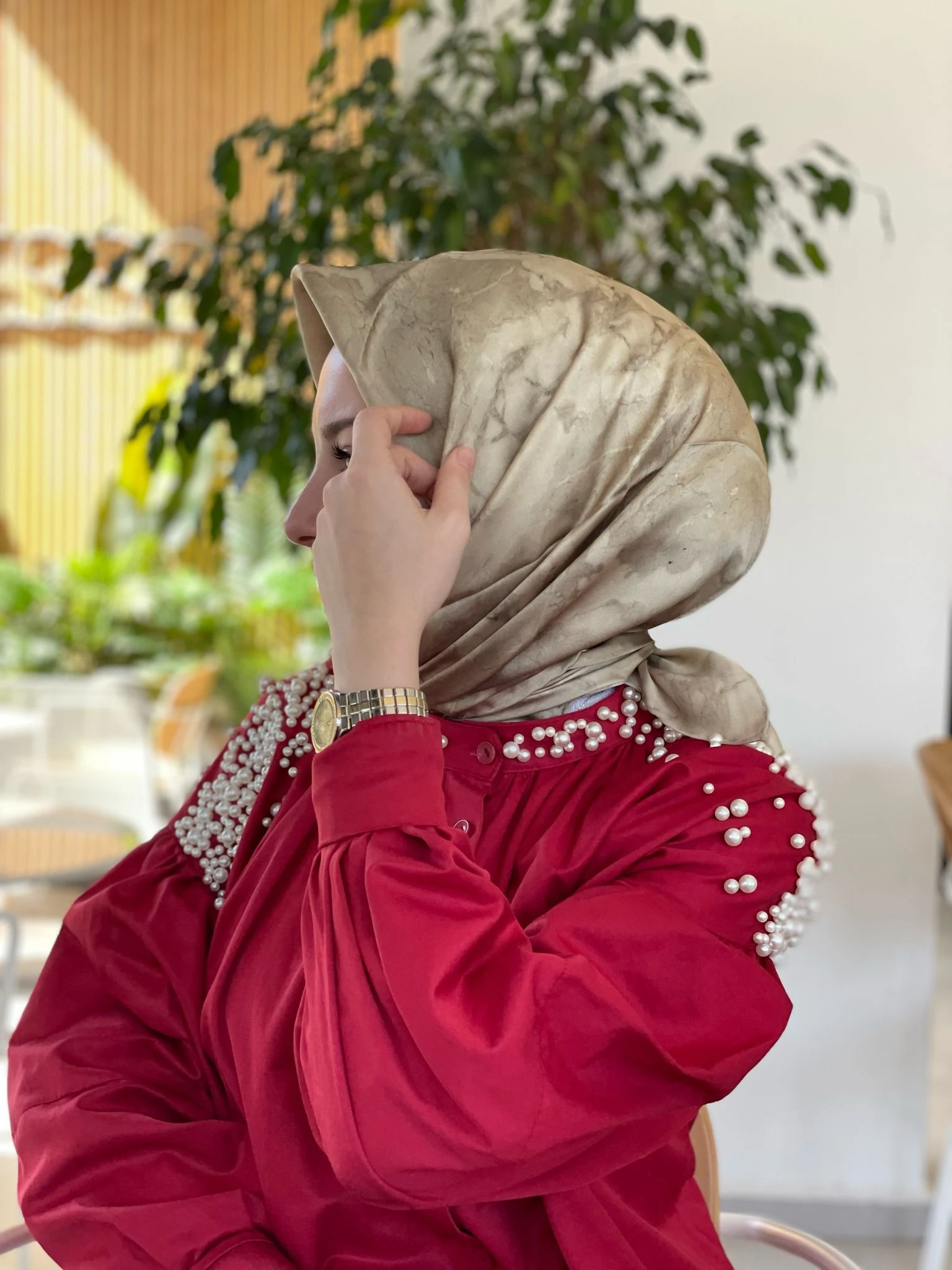 361 Aker Sura İpek Eşarp 8974701