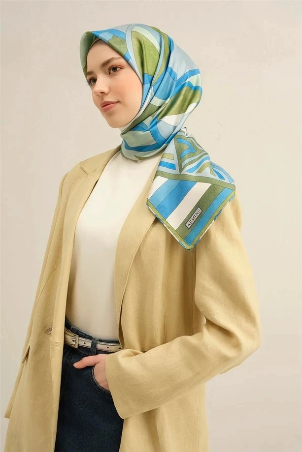 51 Armine Twill İpek Eşarp 9336D