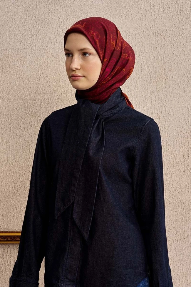 Kiremit Ed Scarf Art Collection Vibrania Eşarp