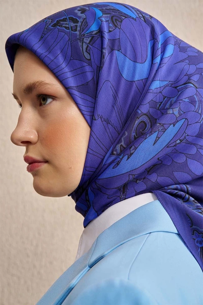 Mor Ed Scarf Vision Art Collection Flare Eşarp