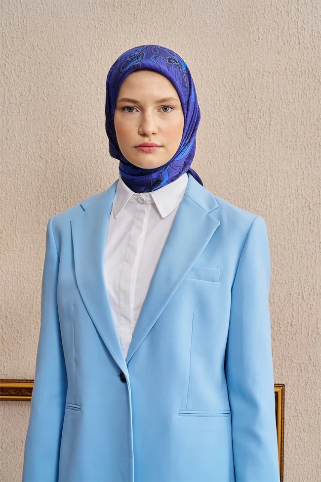 Mor Ed Scarf Vision Art Collection Flare Eşarp