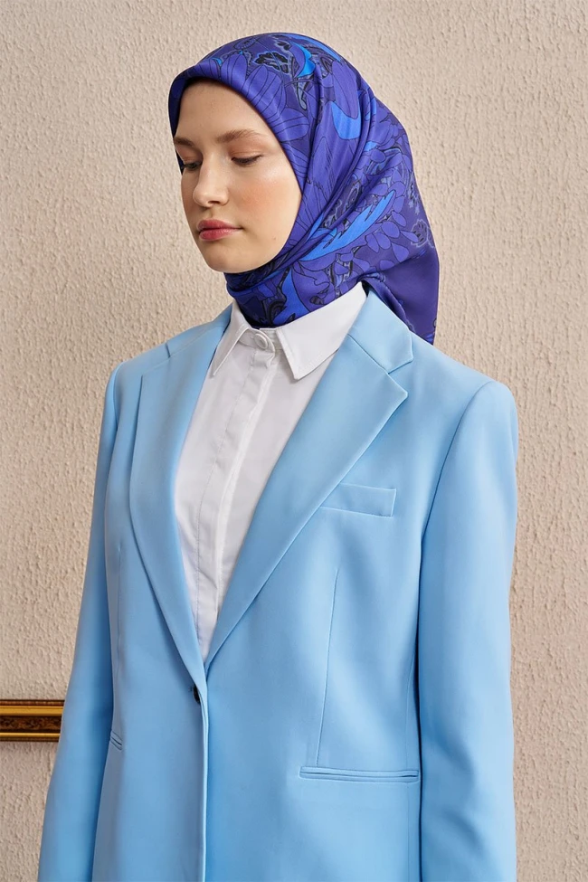 Mor Ed Scarf Vision Art Collection Flare Eşarp