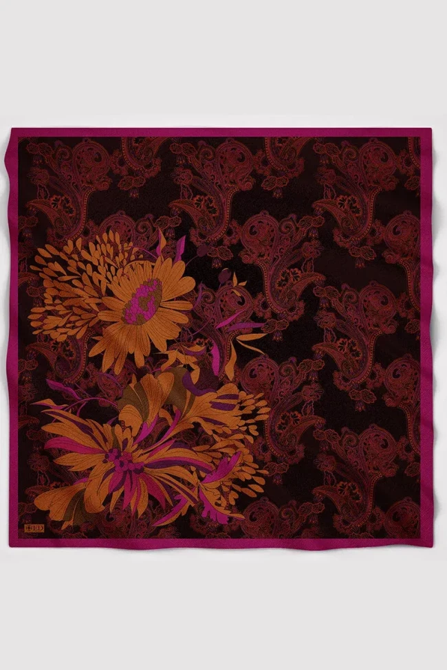 Pembe Ed Scarf Vision Art Collection Flare Eşarp