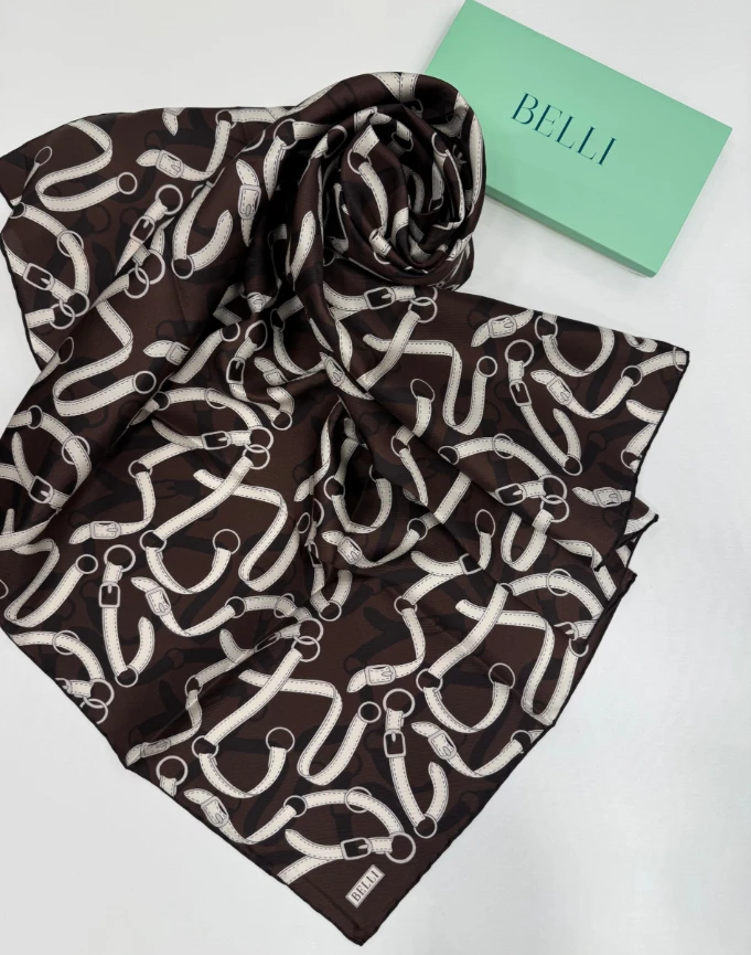 86 Belli Twill İpek Eşarp 4125D