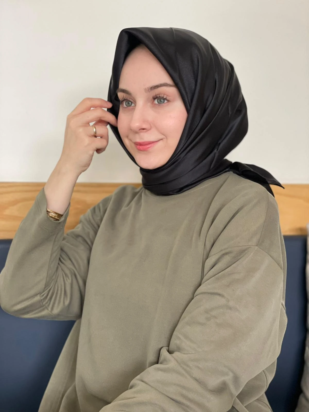 SİYAH Siyane Scarf Kristal Eşarp