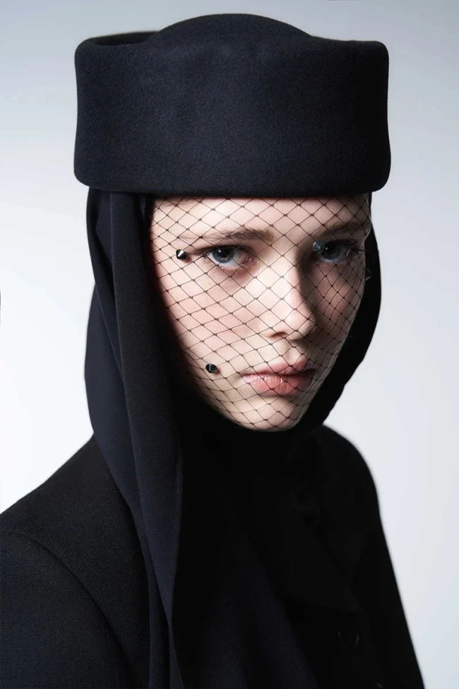 SİYAH ED Scarf Core İpek Şal