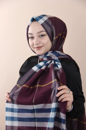 MÜRDÜM Sima Burberry Ekose Şal