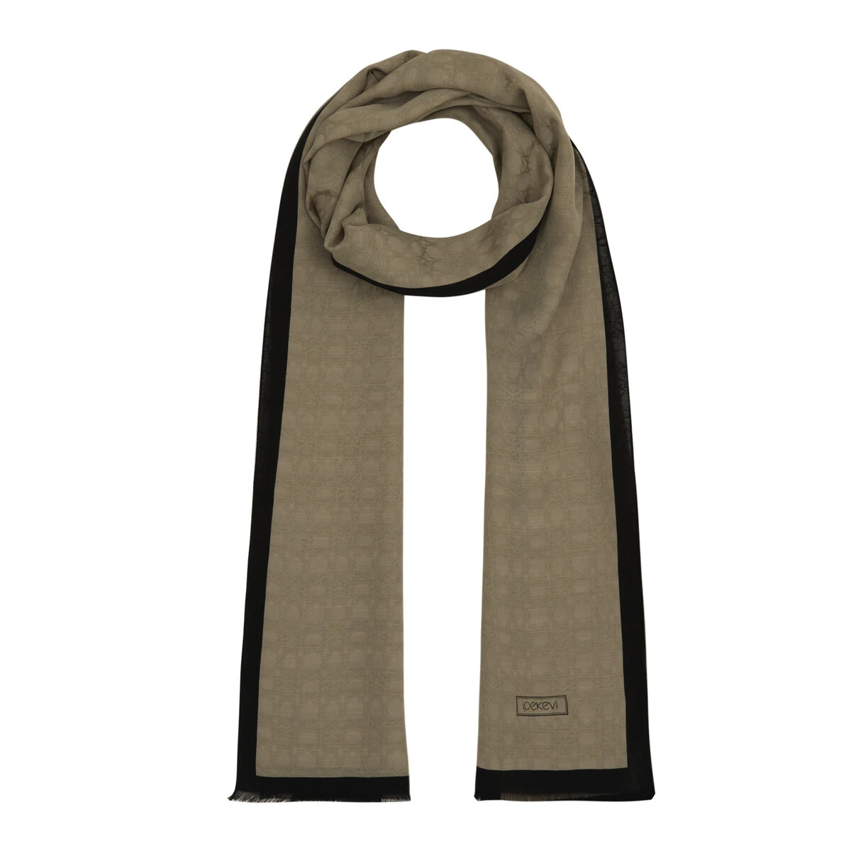 TAŞ İpekevi Monogram Şal 4356