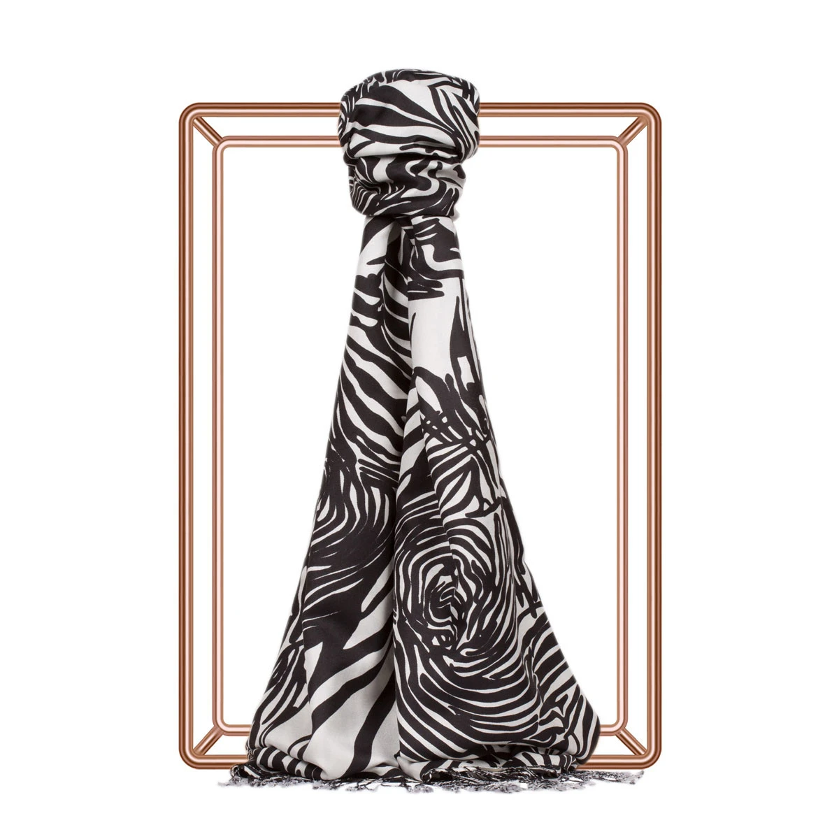 Zebra İpekevi İpek Şal 2671